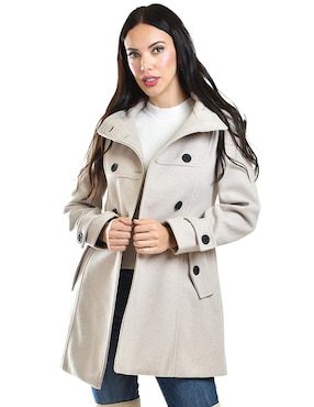Abrigo Roman Fashion abierto para mujer
