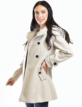 Abrigo Roman Fashion abierto para mujer