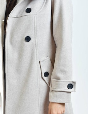 Abrigo Roman Fashion abierto para mujer