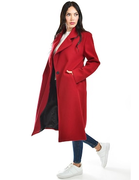 Abrigo Roman Fashion abierto para mujer