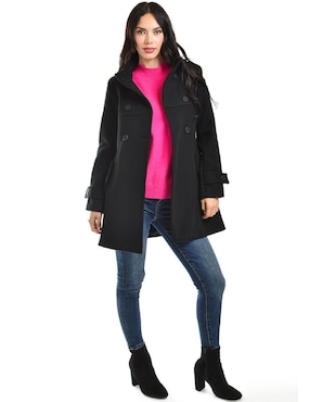Abrigo Roman Fashion abierto para mujer