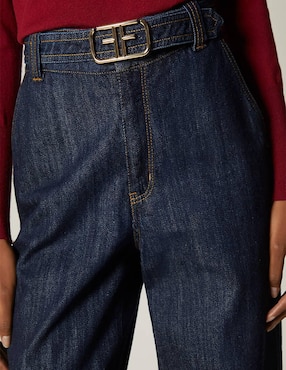 Jeans relaxed Studio F Raw Denim para mujer