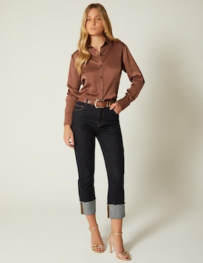 Jeans capri skinny Studio F para mujer
