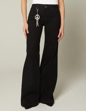 Jeans campana Studio F corte cintura para mujer