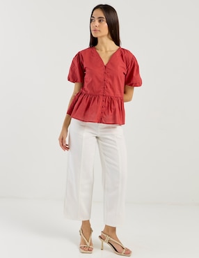 Blusa Petite Studio manga corta para mujer