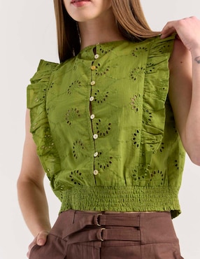 Blusa Petite Studio manga corta para mujer