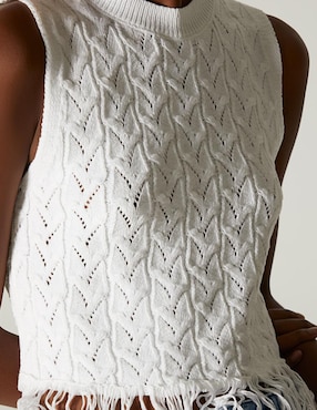 Top Studio F cuello redondo