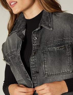 Top Studio F cuello camisero
