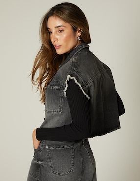 Top Studio F cuello camisero