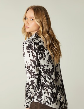 Blusa Studio F manga larga para mujer