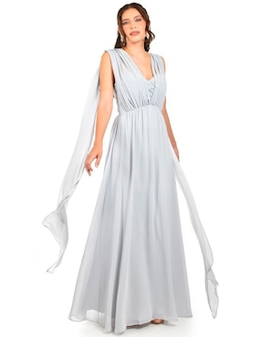 Vestido maxi de fiesta Roman Fashion escote corazón