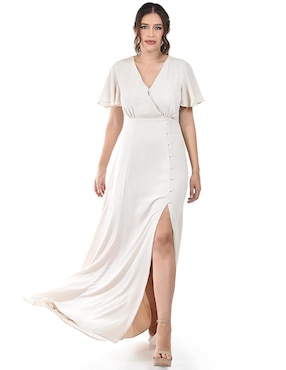 Vestido maxi de fiesta Roman Fashion escote V