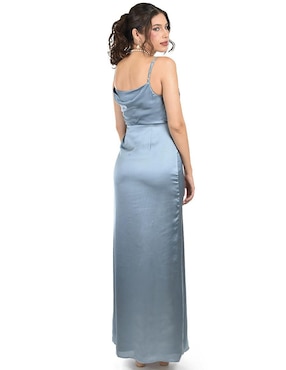 Vestido maxi de fiesta Roman Fashion escote cuadrado