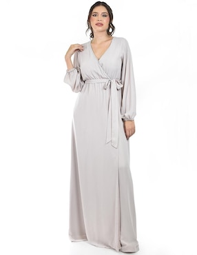 Vestido maxi de fiesta Roman Fashion escote V