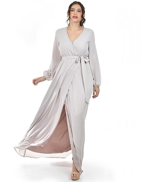 Vestido maxi de fiesta Roman Fashion escote V