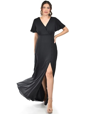 Vestido maxi de fiesta Roman Fashion escote V