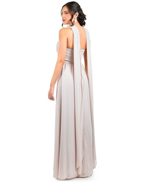 Vestido maxi de fiesta Roman Fashion escote corazón