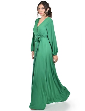 Vestido maxi de fiesta Roman Fashion escote V