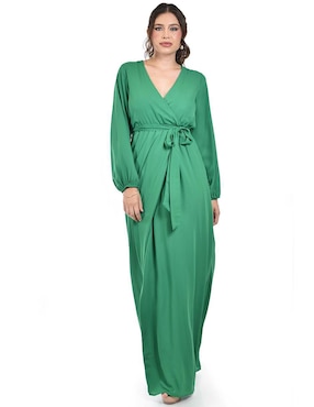 Vestido maxi de fiesta Roman Fashion escote V