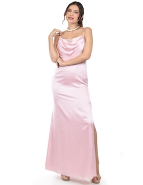 Vestido maxi de fiesta Roman Fashion escote cuadrado