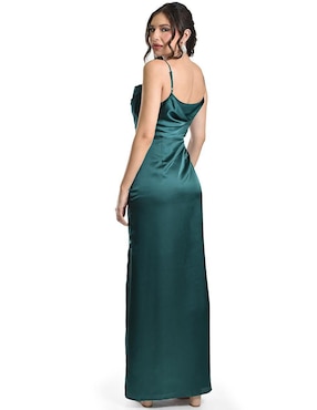 Vestido maxi de fiesta Roman Fashion escote cuadrado