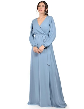 Vestido maxi de fiesta Roman Fashion escote V