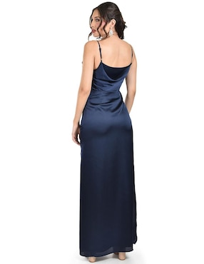 Vestido maxi de fiesta Roman Fashion escote cuadrado