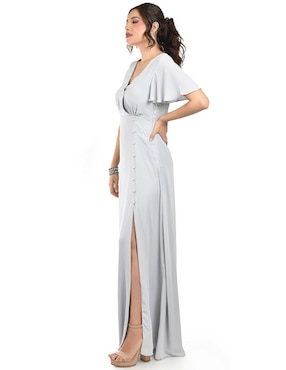 Vestido maxi de fiesta Roman Fashion escote V
