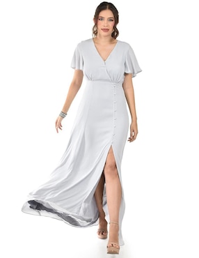 Vestido maxi de fiesta Roman Fashion escote V