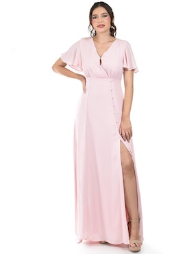 Vestido maxi de fiesta Roman Fashion escote V