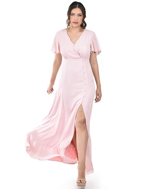 Vestido maxi de fiesta Roman Fashion escote V