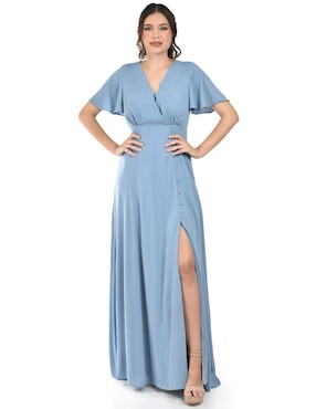 Vestido maxi de fiesta Roman Fashion escote V