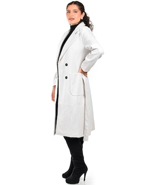 Abrigo Roman Fashion abierto para mujer