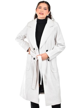 Abrigo Roman Fashion abierto para mujer