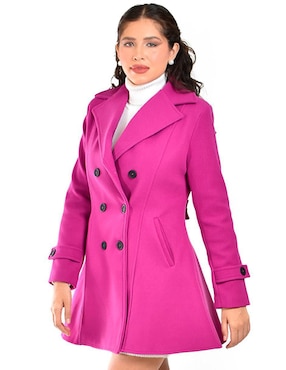Abrigo Roman Fashion abierto para mujer