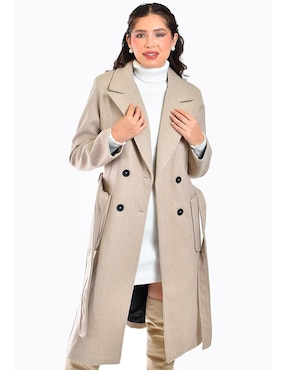 Abrigo Roman Fashion abierto para mujer