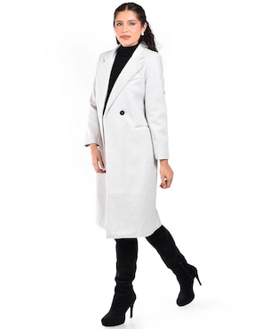 Abrigo Roman Fashion abierto para mujer