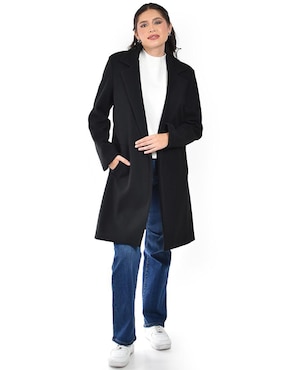 Abrigo Roman Fashion abierto para mujer