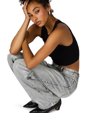 Jeans straight Steve Madden para mujer