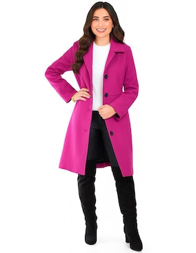 Abrigo Roman Fashion abierto para mujer