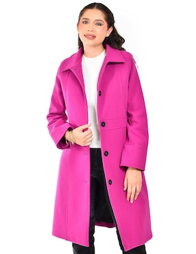 Abrigo Roman Fashion abierto para mujer