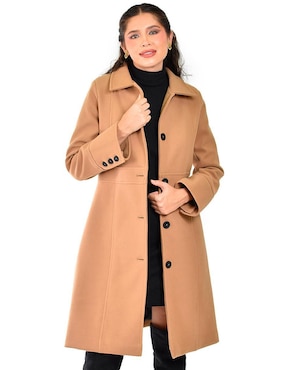 Abrigo Roman Fashion abierto para mujer
