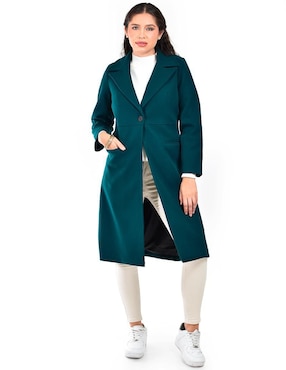 Abrigo Roman Fashion abierto para mujer