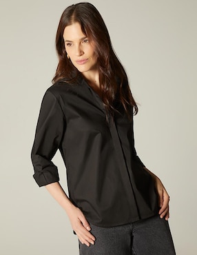 Blusa Studio F manga larga para mujer