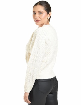 Suéter Roman Fashion cuello V para mujer