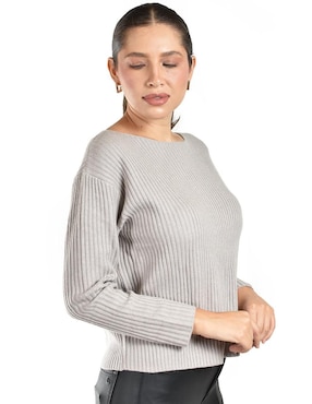 Suéter Roman Fashion cuello ojal para mujer