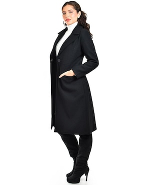 Abrigo Roman Fashion abierto para mujer
