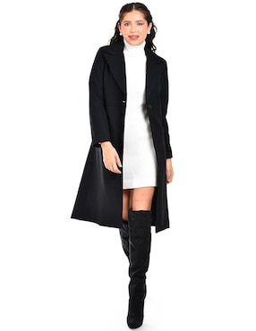 Abrigo Roman Fashion abierto para mujer