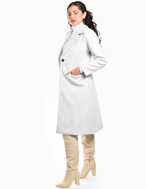 Abrigo Roman Fashion abierto para mujer
