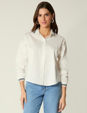Blusa Studio F manga larga para mujer